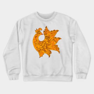 Phoenix firebird Russian folk art khokhloma Crewneck Sweatshirt